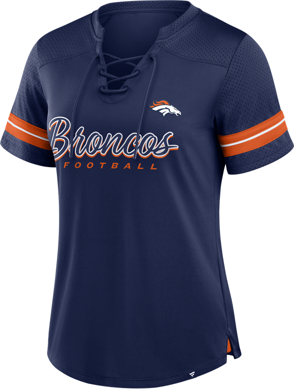 Broncos Women's Play Script Fashion T-Shirt