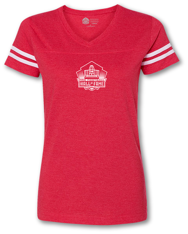 Hall of Fame Women's Logo Football T-Shirt