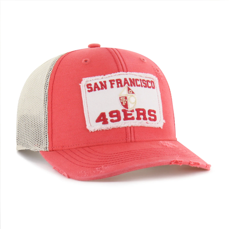 49ers 2026 '47 Brand Men's Historic Egremont Strap Trucker Hat