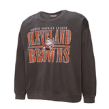 Browns 2026 Mitchell & Ness Men's Vintage Downtown Logo Crewneck Pro Football Hall of Fame