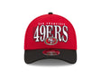 49ers 2026 New Era Men's 9FORTY M Crown Loyal Hat Pro Football Hall of Fame