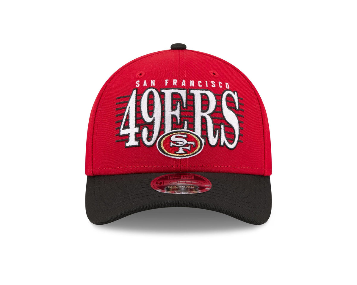 49ers 2026 New Era Men's 9FORTY M Crown Loyal Hat Pro Football Hall of Fame