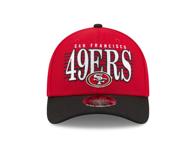 49ers 2026 New Era Men's 9FORTY M Crown Loyal Hat Pro Football Hall of Fame