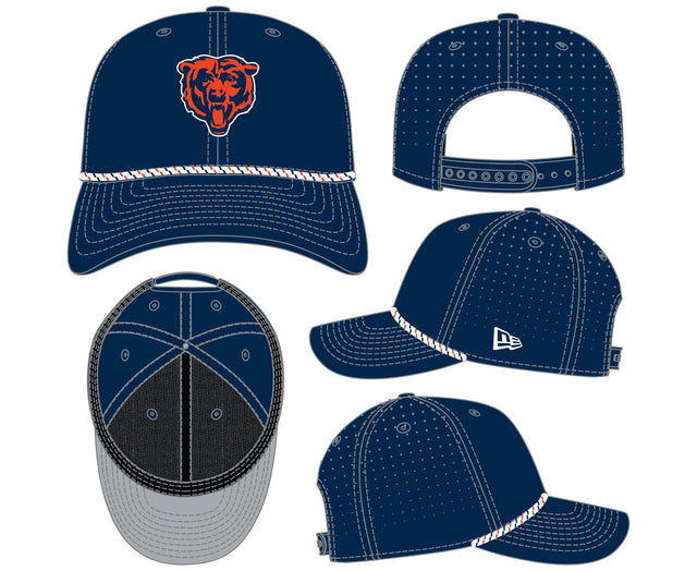 Bears New Era Men's 9SEVENTY Stretch Snap Performance Hat Pro Football Hall of Fame