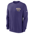 Ravens 2025 Men's Nike Fleece Club Crewneck
