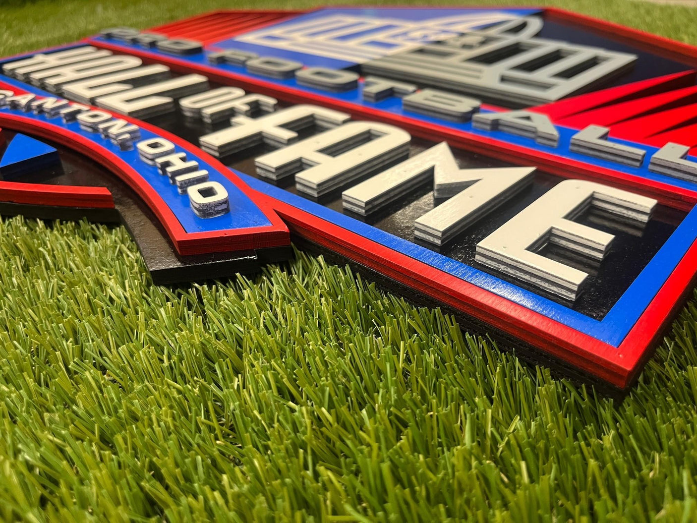 3D Hall of Fame Logo Full Color Wood Sign - DS