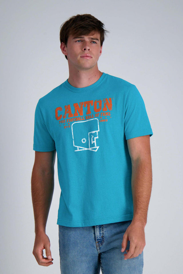 Pro Football Hall of Fame X Haggar - Teal Canton Graphic T-Shirt