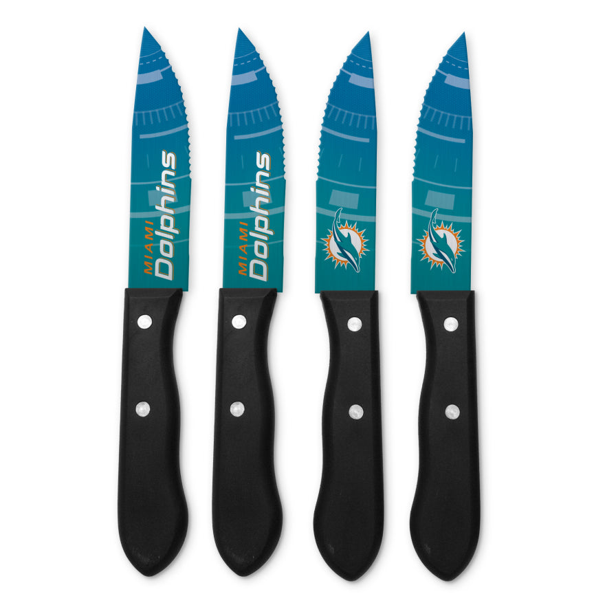 Dolphins 4-Piece Steak Knife Set