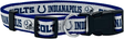 Colts Pets First Satin Dog Collar Pro Football Hall of Fame