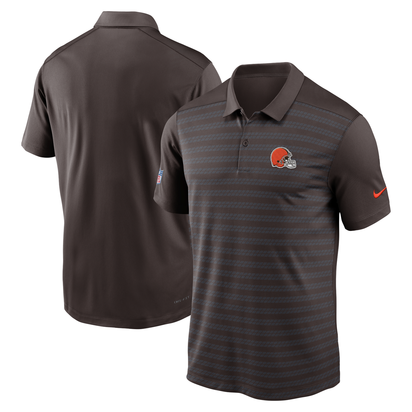 Browns Nike Dri-Fit Victory Polo 2024