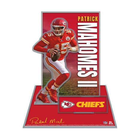 Chiefs Patrick Mahomes 3D Collector Stand