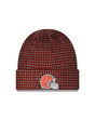 Browns 2026 New Era Men's Sideline Cold Weather Knit Pro Football Hall of Fame
