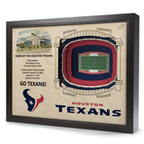 Texans StadiumView Wall Art 3-D Replica Stadium