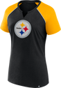 Steelers Women's Glittered Short Sleeve T-Shirt