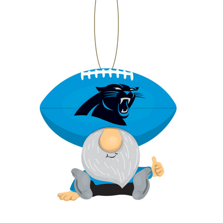 Panthers Football Gnome Tree Ornament