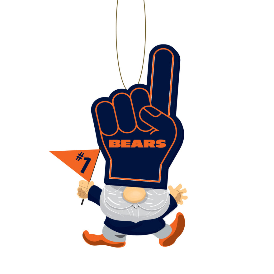 Bears Foam Finger Gnome Tree Ornament