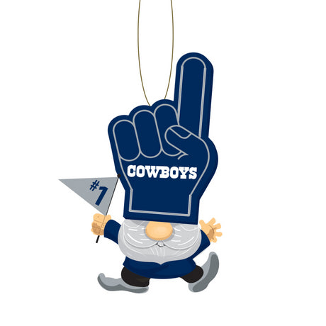 Cowboys Foam Finger Gnome Tree Ornament