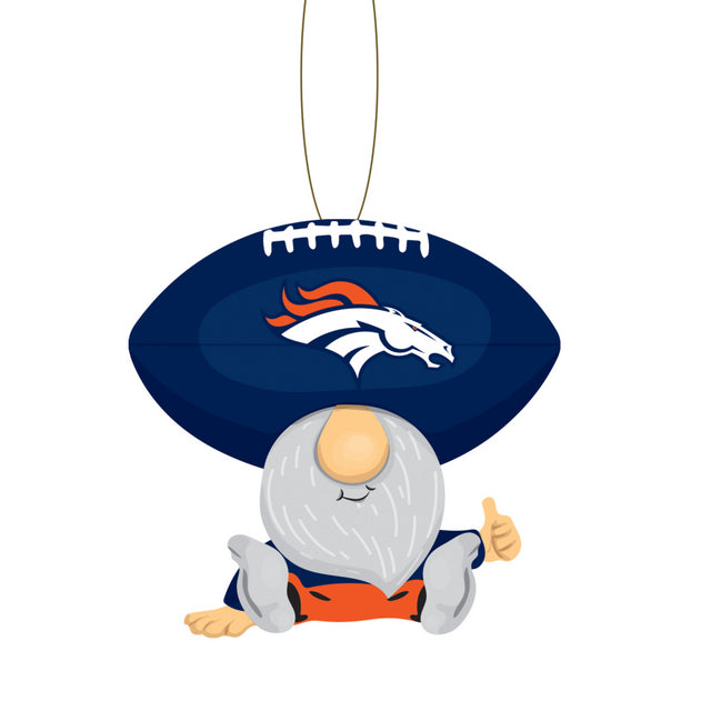 Broncos Football Gnome Tree Ornament