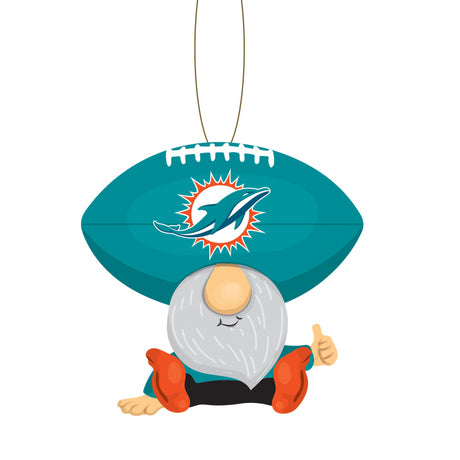 Dolphins Football Gnome Tree Ornament