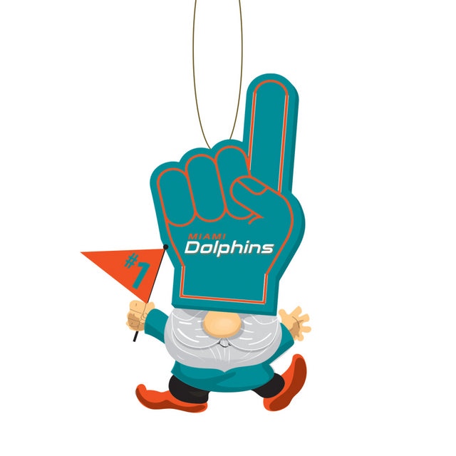 Dolphins Foam Finger Gnome Tree Ornament