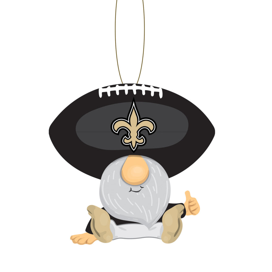 Saints Football Gnome Tree Ornament