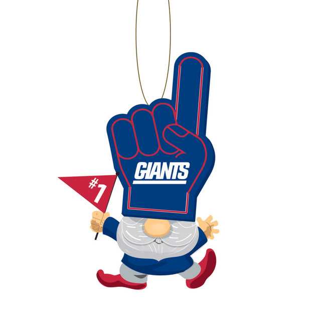 Giants Foam Finger Gnome Tree Ornament