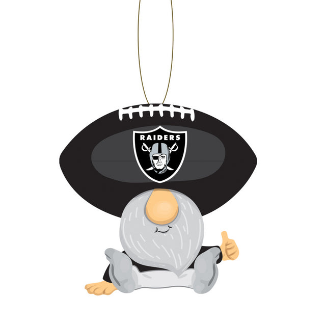 Raiders Football Gnome Tree Ornament