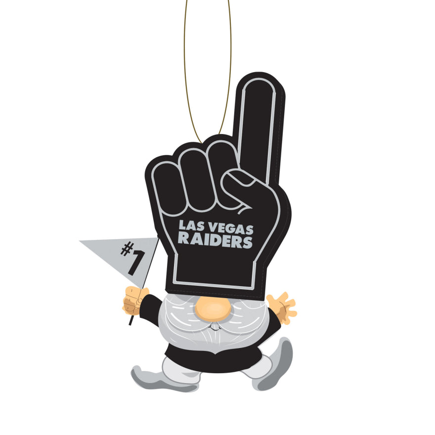 Raiders Foam Finger Gnome Tree Ornament