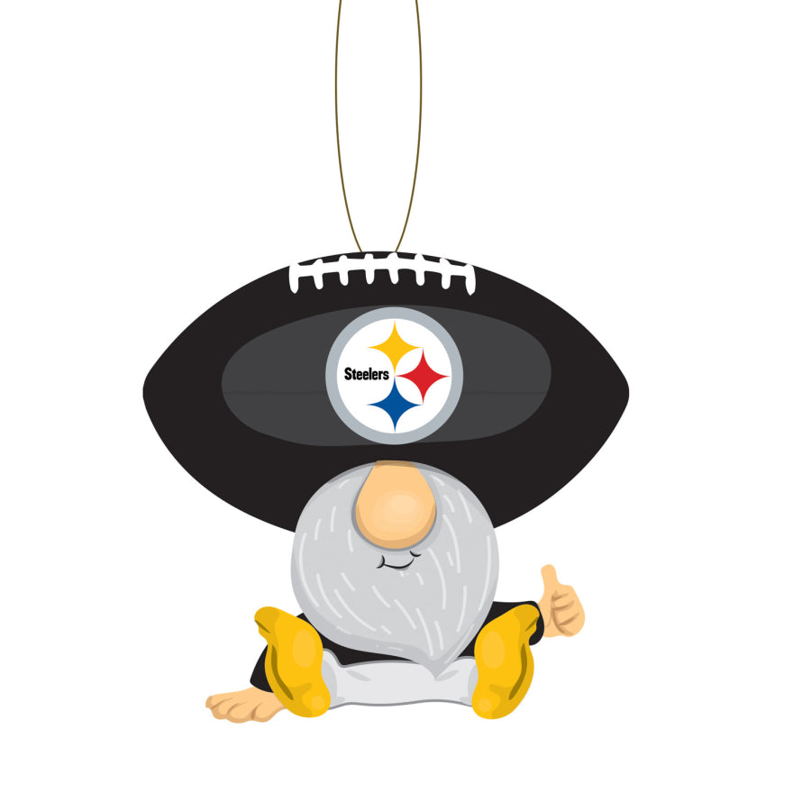 Steelers Football Gnome Tree Ornament