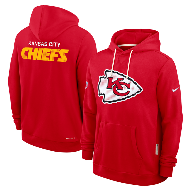 Chiefs 2025 Nike Men's Sideline DRI-Fit Hoodie