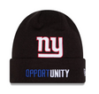 Giants 2025 New Era Men's Inspire Change Black Knit