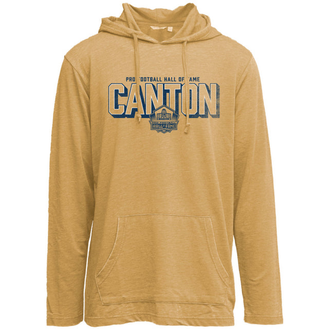 Hall of Fame Camp David Harbor Hood Long Sleeve Faded Gold T-Shirt