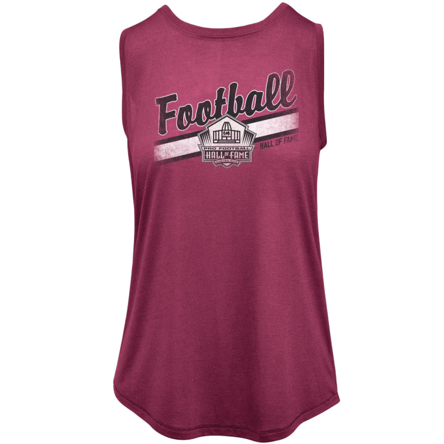 Hall of Fame Women's Camp David Football Hottie Tank