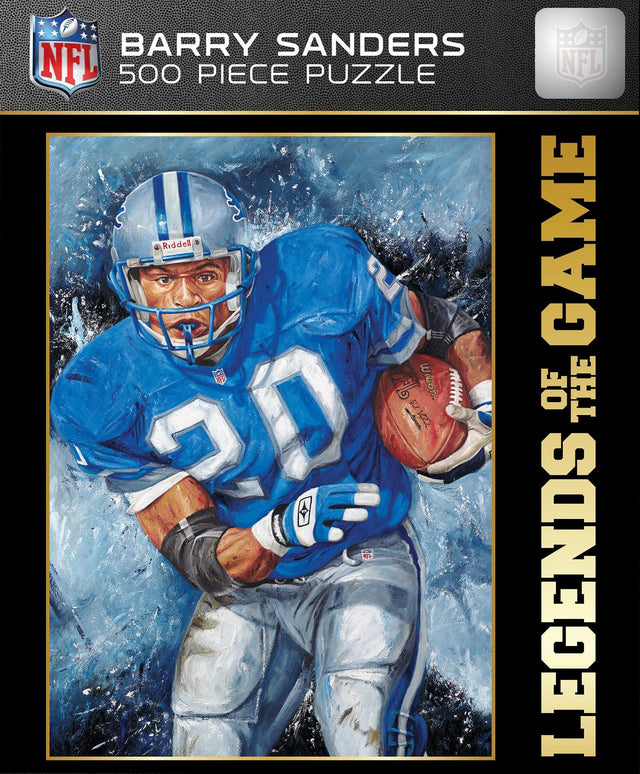 Barry Sanders Legends of the Game 500pc Puzzle
