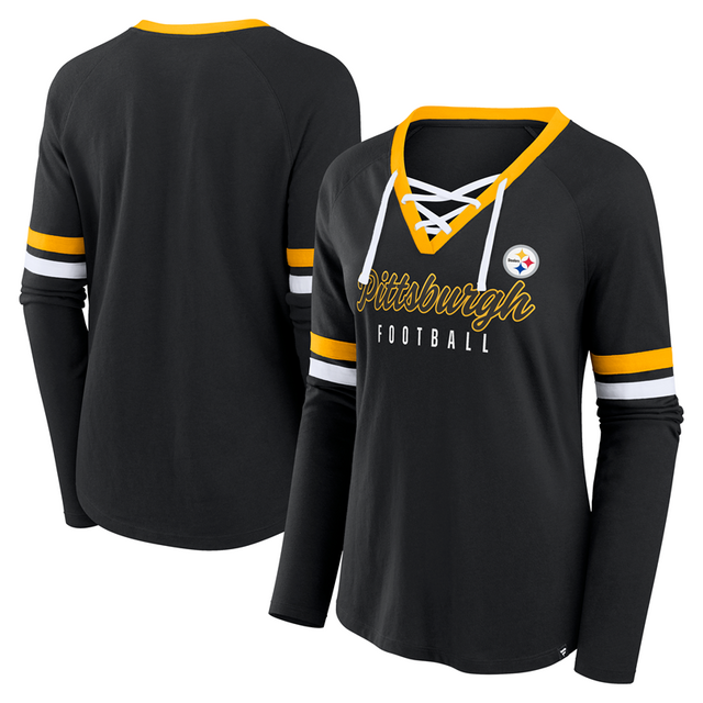 Steelers Women's Fanatics Won and Done Long Sleeve T-Shirt