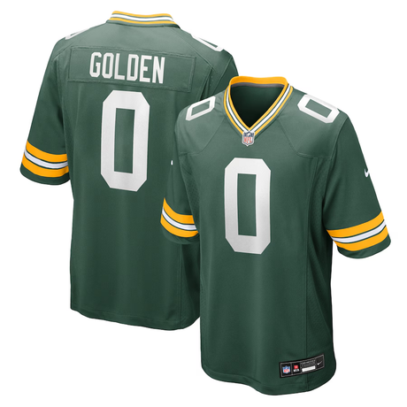 Packers Matthew Golden Nike Men's Green Game Jersey