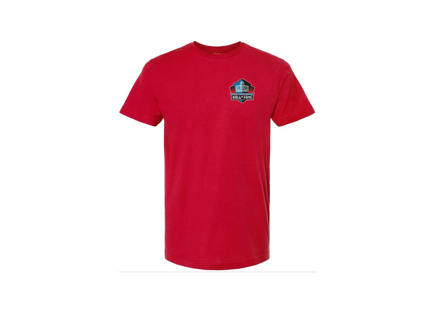 Hall of Fame Red Left Chest Logo T-Shirt