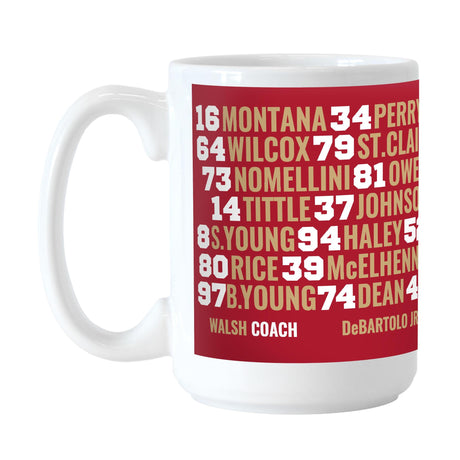 49ers 2026 Hall of Famers Mug