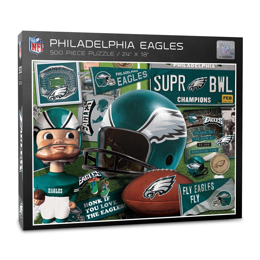 Eagles Retro Series Puzzle - 500 Pieces – Pro Football Hall of Fame