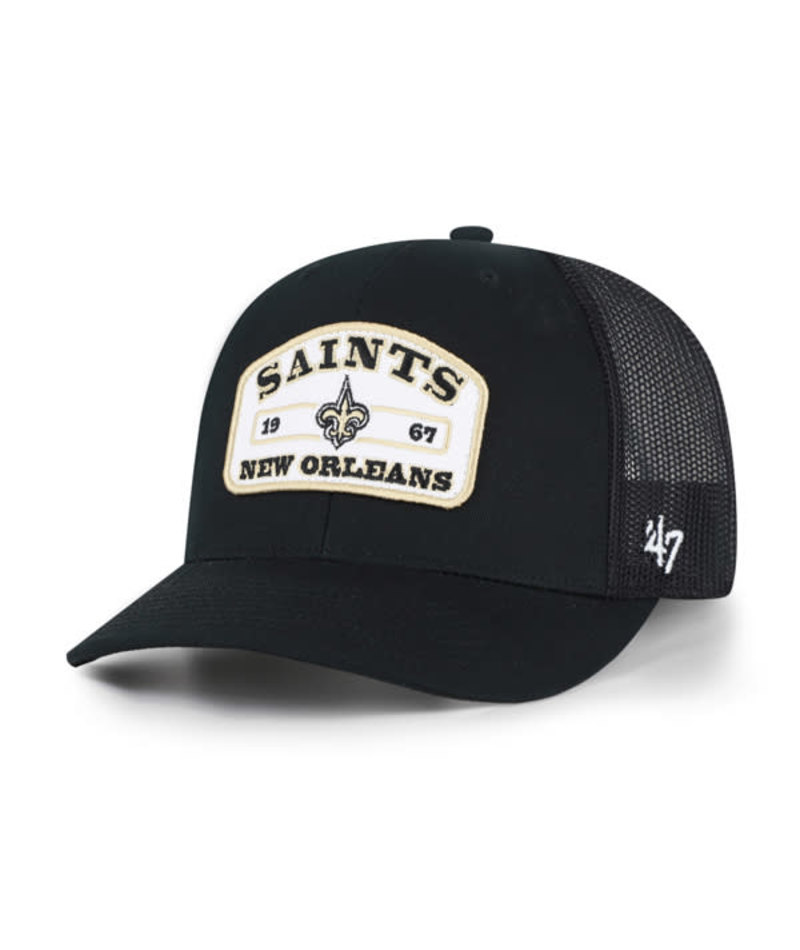 Saints 2026 '47 Brand Men's Roadway Strap Trucker Hat