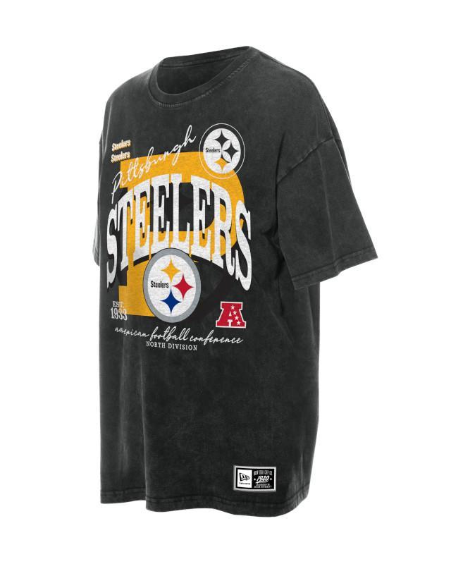 Steelers 2026 New Era Women's Oversized T-Shirt