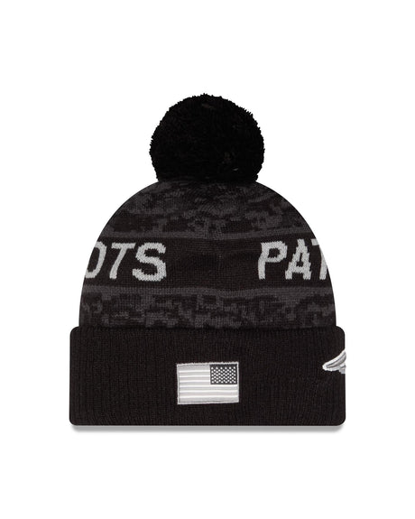 Patriots 2026 New Era Men's Salute to Service Knit Pro Football Hall of Fame