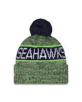 Seahawks 2026 New Era Men's Green Tri-Color Knit Pro Football Hall of Fame