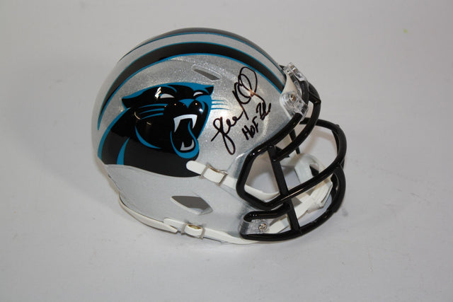 Luke Kuechly Autographed Panthers Mini Helmet with HOF Inscription