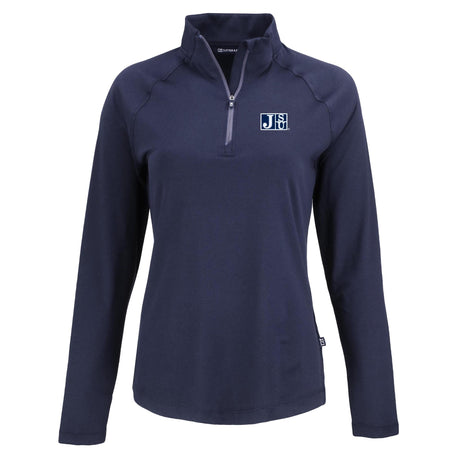 HBCU Team Cutter & Buck Women's Coastline Recycled Double Peached 1/4 Zip Pullover Pro Football Hall of Fame XXXL Jackson State