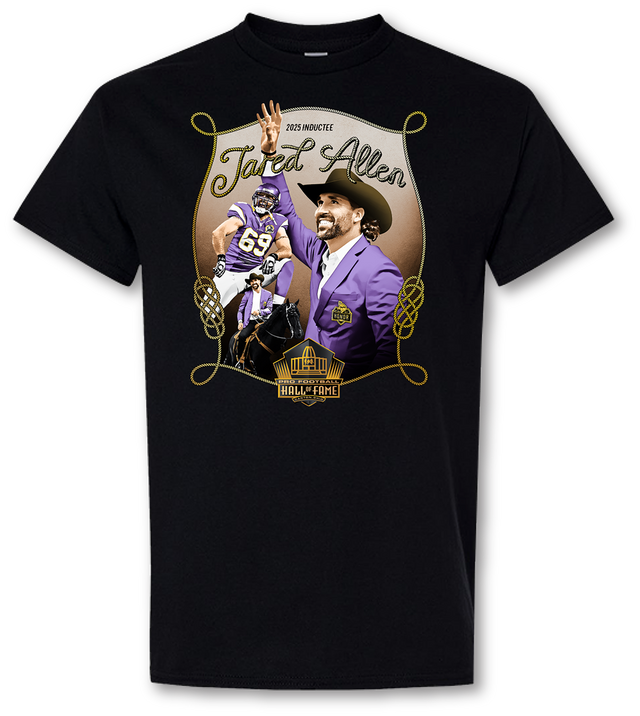 Jared Allen Vikings Class of 2025 Special Edition T-Shirt ***PRE-ORDER***