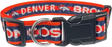 Broncos Pets First Satin Dog Collar Pro Football Hall of Fame