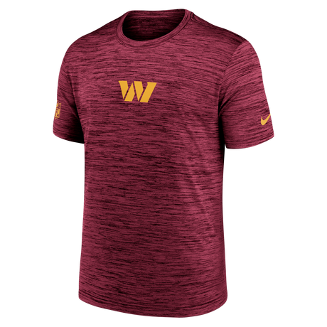 Commanders 2025 Nike Dri-Fit Sideline Team Issue Velocity T-Shirt