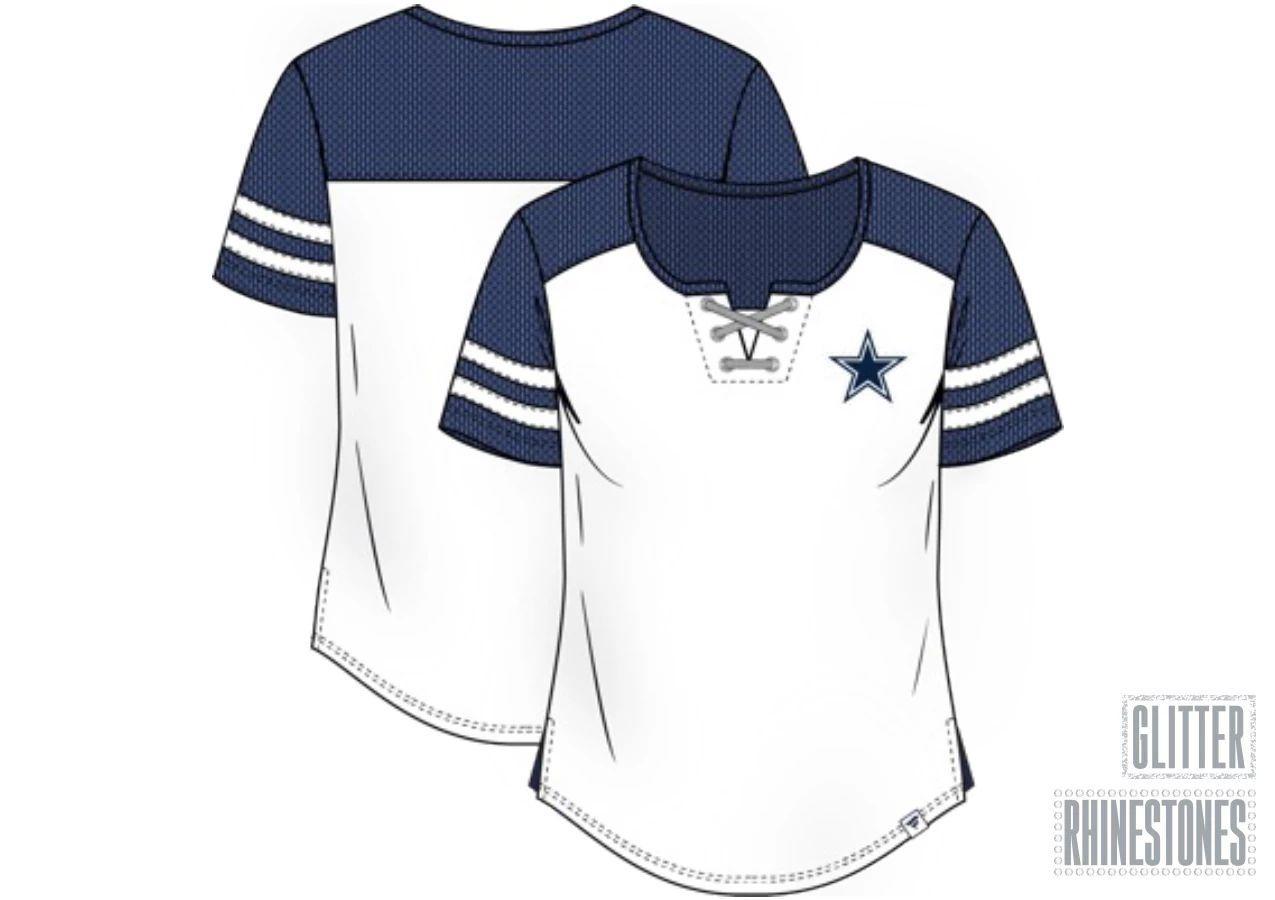 Cowboys 2026 Women's Touchdown Pass Fashion Jersey T-Shirt