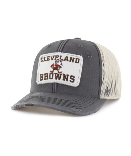 Browns 2026 '47 Brand Men's Historic Egremont Strap Trucker Hat